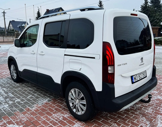 Peugeot Rifter cena 57800 przebieg: 56000, rok produkcji 2019 z Ostrołęka małe 742